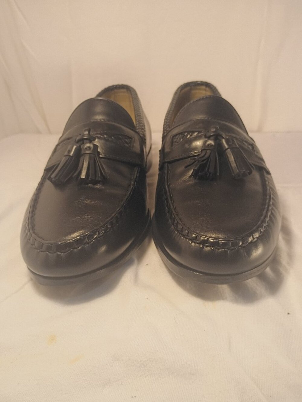 Allen Edmonds Maxfield Tassle Loafers Black Sz 11.5 EEE